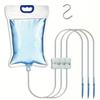 1pc 5.2L/6.5L Automatic Watering Device Plant Watering Bag Control Of Water Dripping Flow Water Bag Lazy Travel Dripper