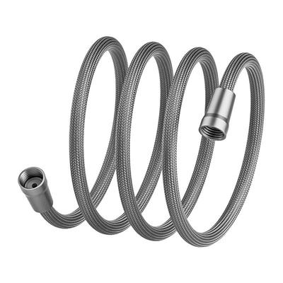 Nylon Woven Shower Hose - 4-Point Universal Hot/Cold Connection, Explosion-Proof Bath Pipe