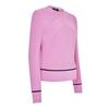 Womens/Ladies Chevron Ribbed Slim Sweater Top