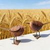 Metal Metal Birds Statue Rustic Style Metal Bird Ornament New Iron Art Birds  Patio