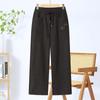 Mom's High-Waisted Casual Wool Trousers - New 2026 Plus Size Straight-Leg for Middle-Aged & Elderly Women