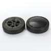 2Pcs Bbq Grill Wheels 6" Oven Accessories 6 Inch Blow Molded Wheel Replacement Barbecue 8-10Mm Hole Backyard Garden Tool Parts
