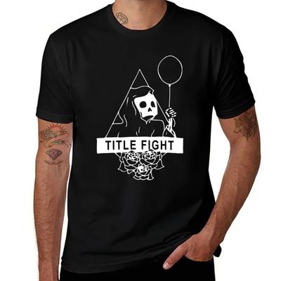 Title Fight T-Shirt T Shirts for Man Slim Fit Mens Graphic T Shirts G Man T Shirts for Men T-Shirt