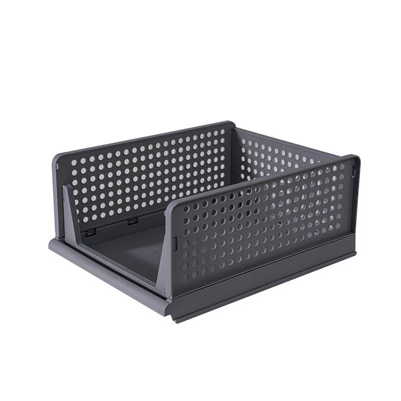 Wielofunkcyjne pudełko do przechowywania: Plastikowy kosz PP do organizacji ubrań, szafy, zabawek do sypialni