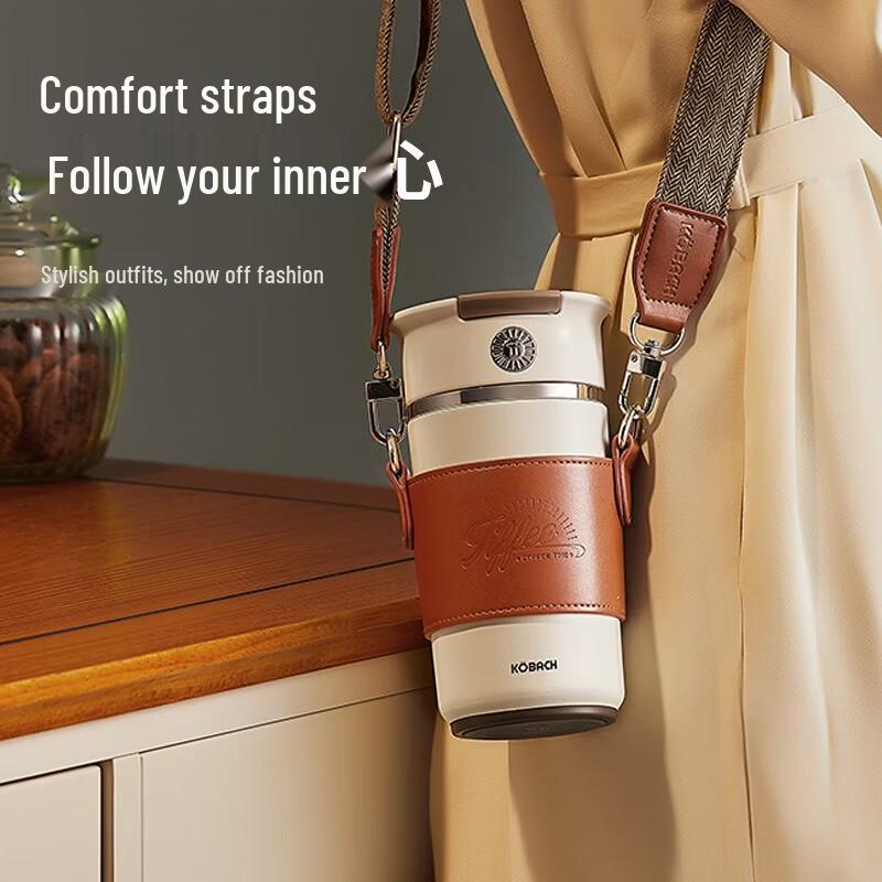 KOBACH Portable Insulated Coffee Mug