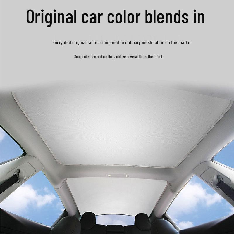 Xpeng P7 Sunroof Sunshade - Heat Insulation & Sun Protection Sky Curtain for P5 Cars