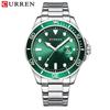 CURREN 8388 Men's Large Dial Calendar Waterproof Business Steel Band Watch