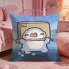 Fat SSharks Cute Cartoon Cushion Cover Premium Comfort Reversible Pillow Cove Two In One Design For Any Room  Car Interior