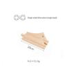 Magnetic Wooden Train Bridge Blocks for Kids - Compatible with All Brands