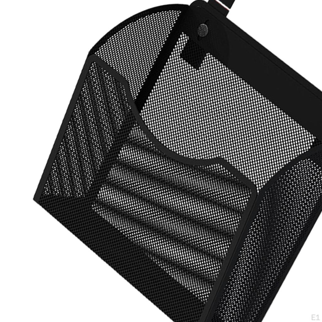 Clamp on Desk Storage Holder, Iron Rack for Side Organization in School and Home