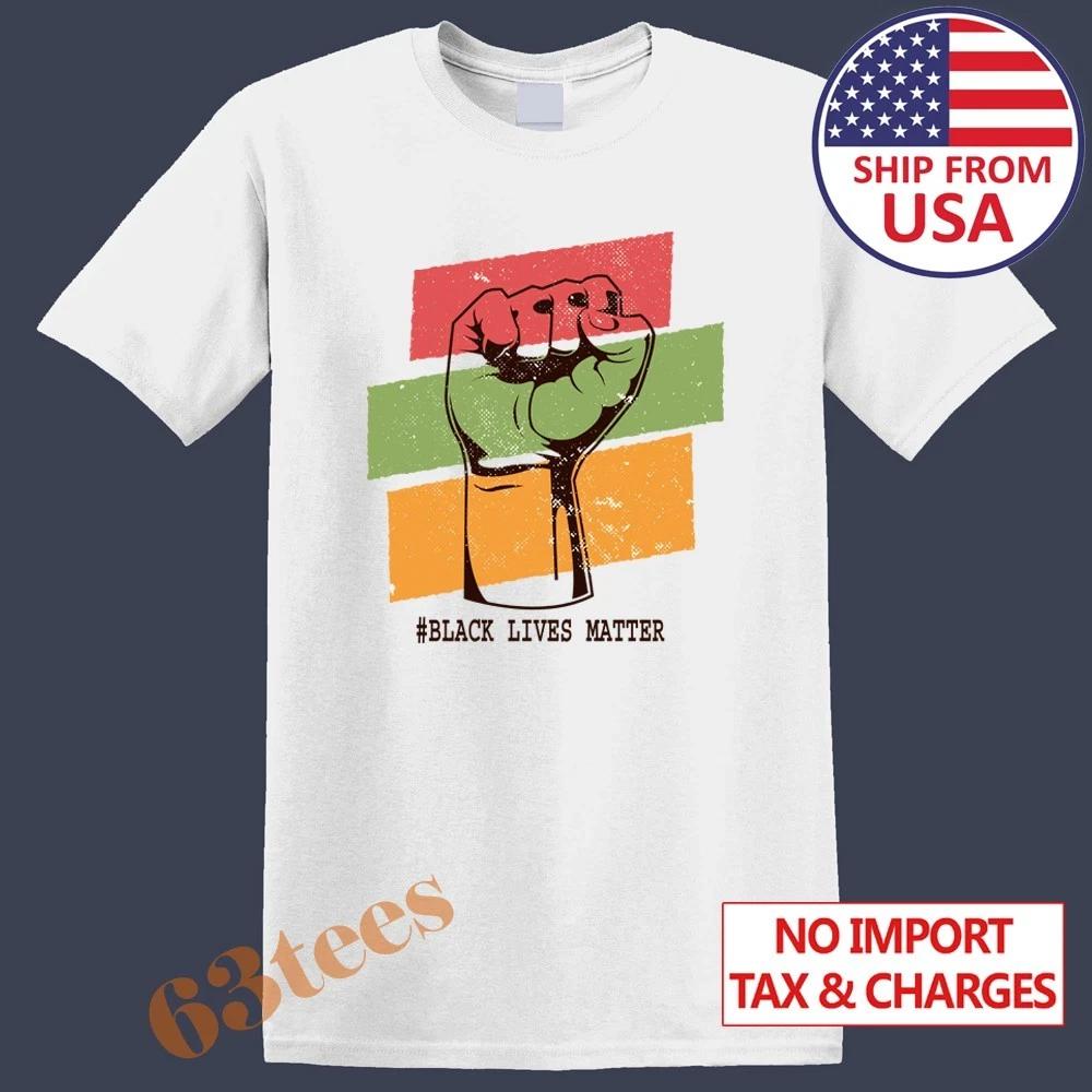 

Black Lives Matter Black Panther Party History Men s T-Shirt Women s Tee Top Unisex White Size S to 5XL XL