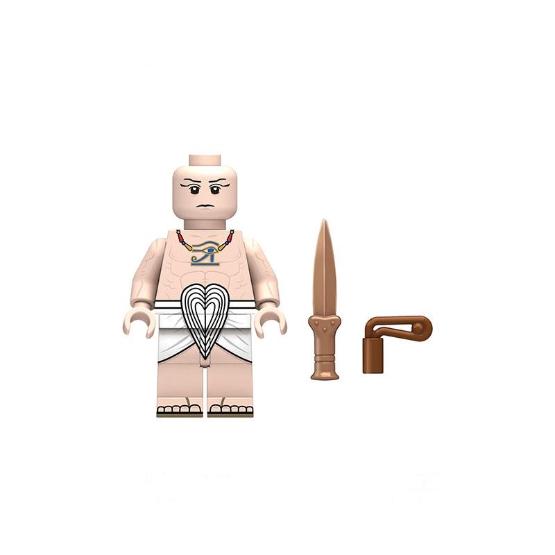 Children's Assembly Toy Intelligent And Educational Egyptian Spear Infantry Pharaoh Guard Building Blocks
