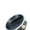 Main Diamond Gypsy Star Ring Titanium Steel Couple Ring Closed Full Diamond Wide Edition High Version European and American Jewelry