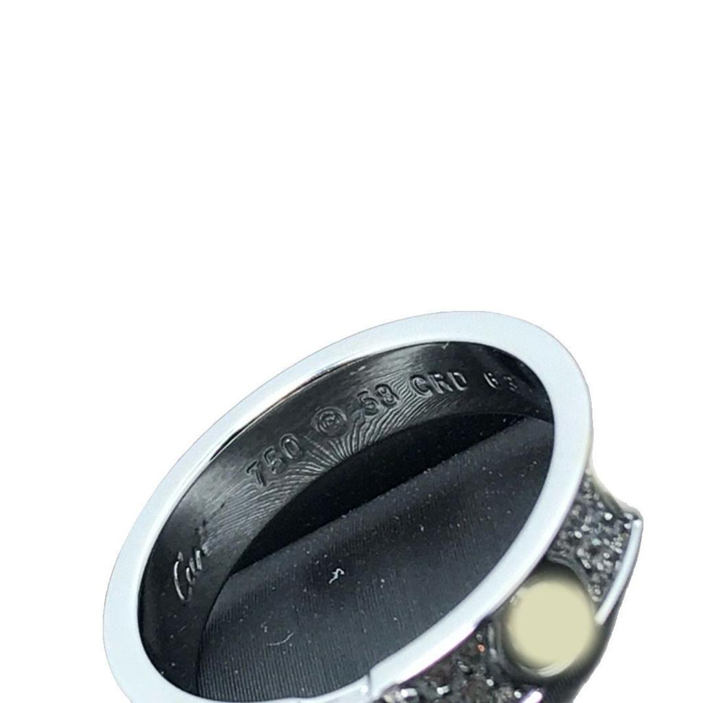 Main Diamond Gypsy Star Ring Titanium Steel Couple Ring Closed Full Diamond Wide Edition High Version European and American Jewelry