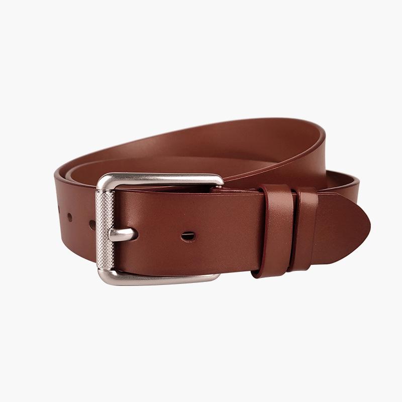 

Четыре сезона в наличии новый оригинальный ремень с пряжкой-игольчатой пряжкой мужской ретро кожаный ремень высокого класса мужской повседневный ремень для брюк 125cm красный/коричневый