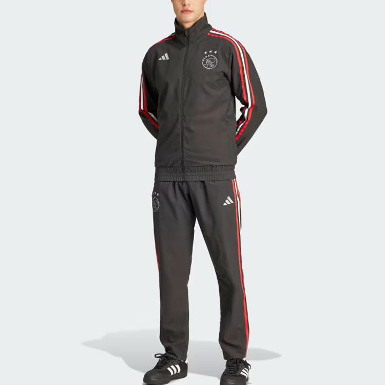 Adidas AJAX AMSTERDAM THE TRACKSTAND PANTS Soccer Bottom Men's Black IN9074