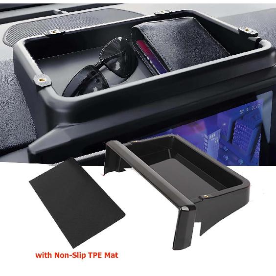 Dashboard Storage Organizer Behind Screen Dash Mount for Tacoma 2024+ 4Runner