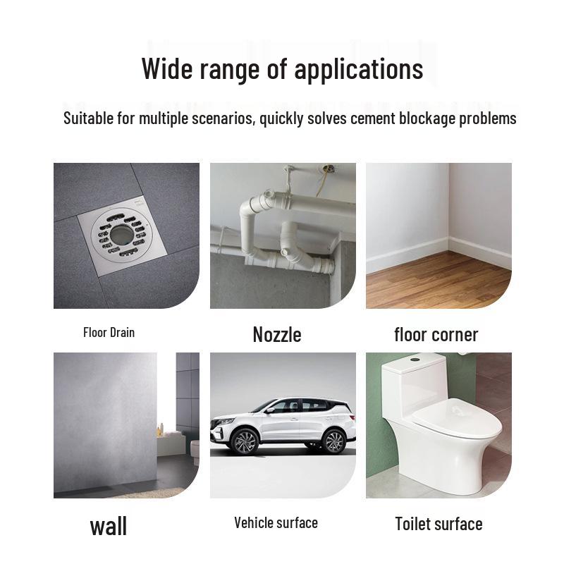 Cement Dissolver: Powerful Concrete & Drain Clog Remover