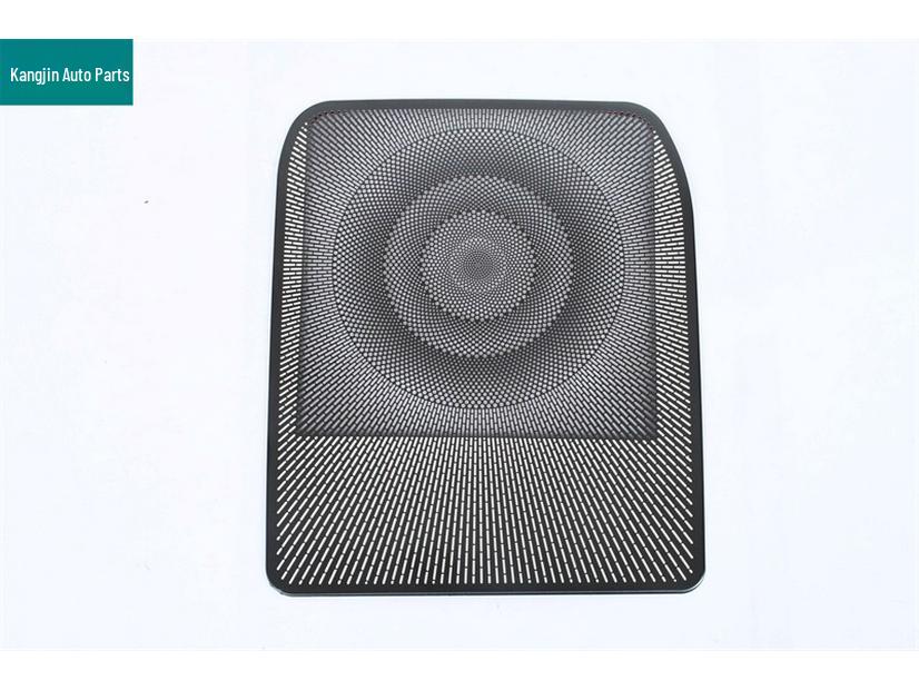 Black Titanium Dustproof Speaker Cover for Front Pillar Air Vent - Deep Blue 25 Model S05 Stainless Steel Interior Modification