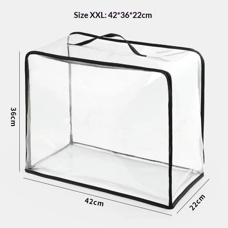 Transparent Dustproof Wardrobe Organizer Moisture Proof Storage Bag Household for Bedroom Clothes Pillows Blankets