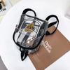 PVC Transparent Backpack Korean Style Shopping Bags Casual Fashion Jelly Bag  Lady