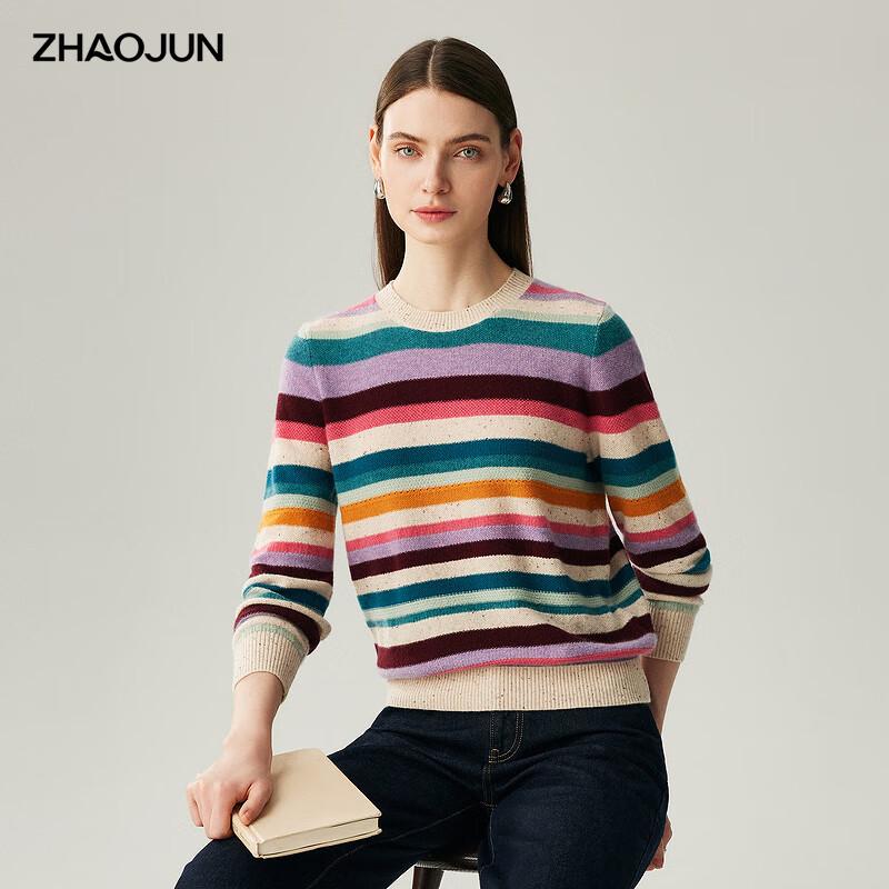 

Женский кашемировый свитер с круглым вырезом, вызывающий дофамин XL