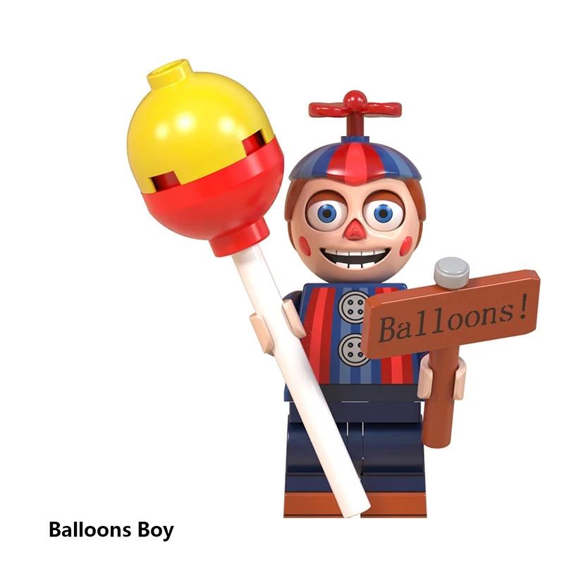 NUEVO Juego FNAF Nights Figura Mini Figuras Bloques de Construcción Esqueleto Juguetes de Terror regalo juguetes para niños molde rey