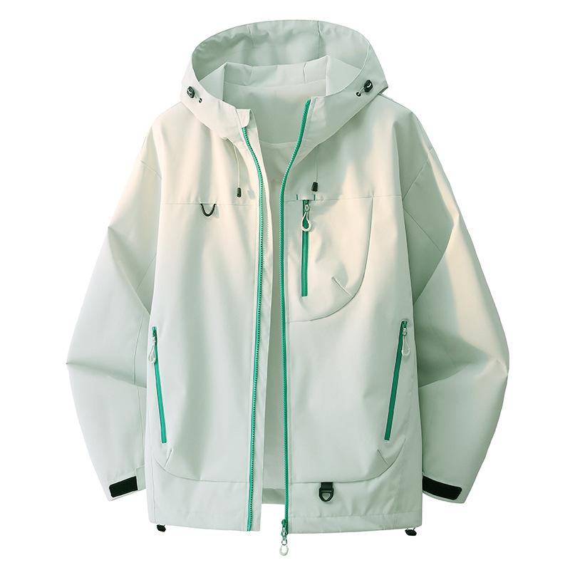 Hooded Jacket Spring and Autumn Men's and Women's Work Jacket Top