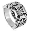 Vintage Cross Anchor Index Finger Ring Men's and Women's Hipster Vintage Hand Jewelry Personality Ring