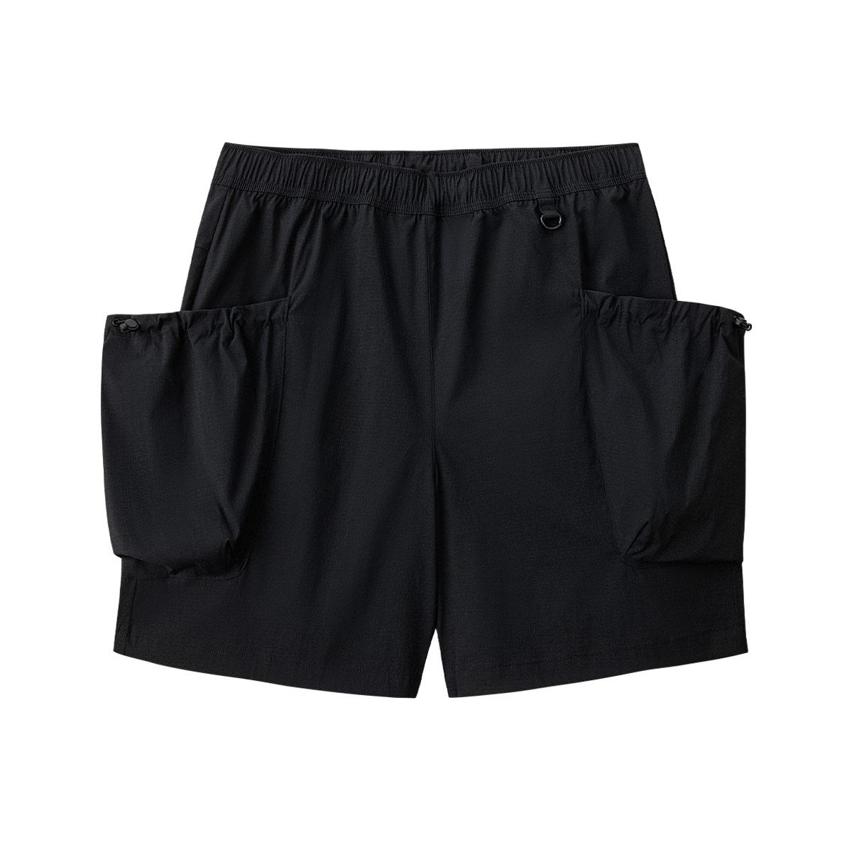 Anta Comfortable Woven Sports Shorts Women shorts Black 162536504-2 S
