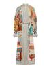 2026 European & American Fashion: Loose Linen Printed Dress