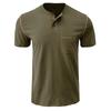 Herren-T-Shirt mit kurzen Ärmeln, modisches, lässiges, farblich passendes T-Shirt