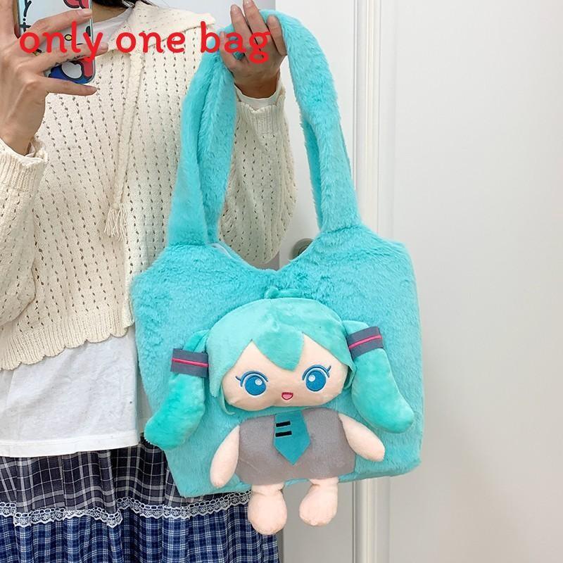 

Дитячий рюкзак Hatsune Miku з полотняного матеріалу для школи та щоденного використання StyleF