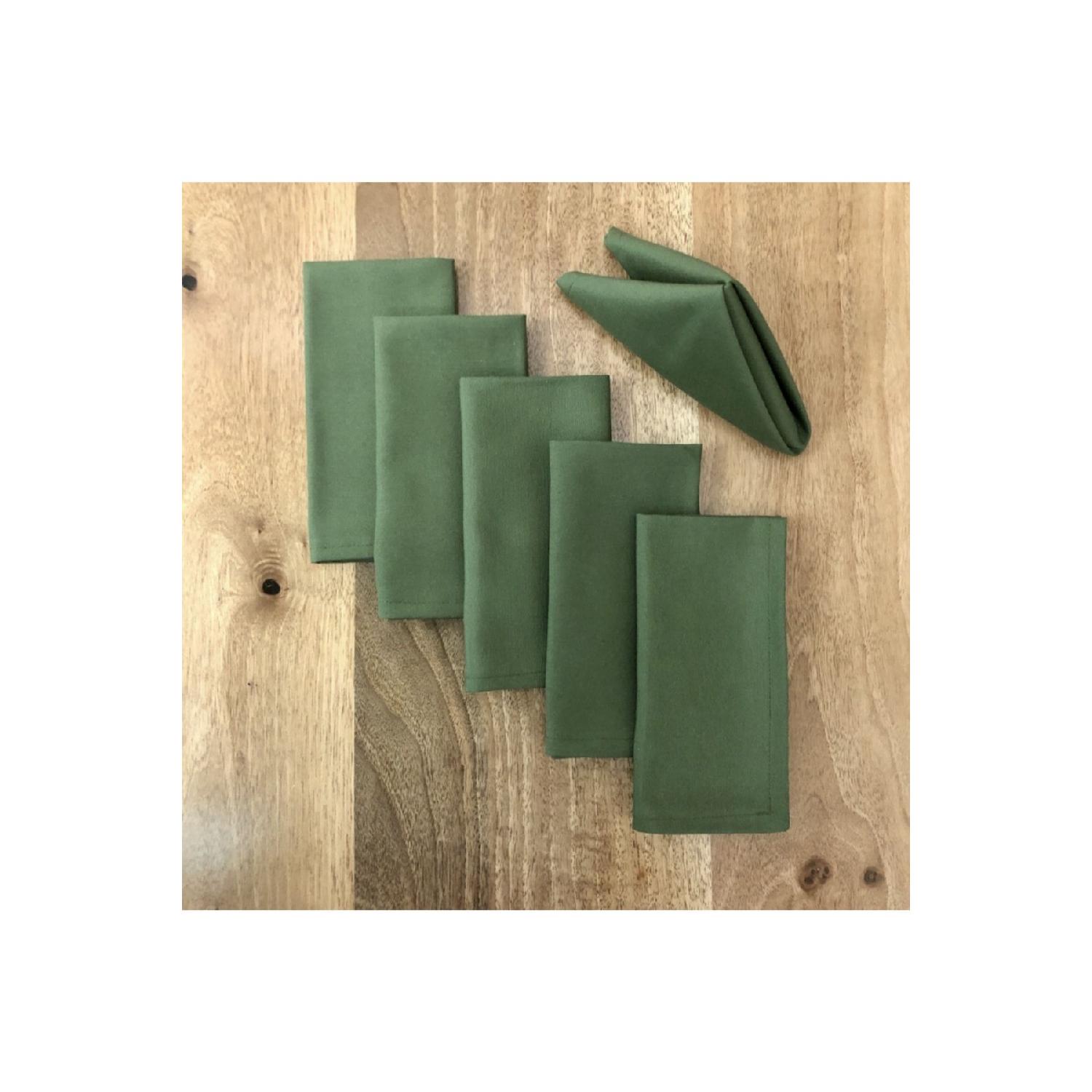

Placemat, 6-piece Specially Stitched Cloth Napkins Green, New Year, New Year s Table, New Year s Table зелений