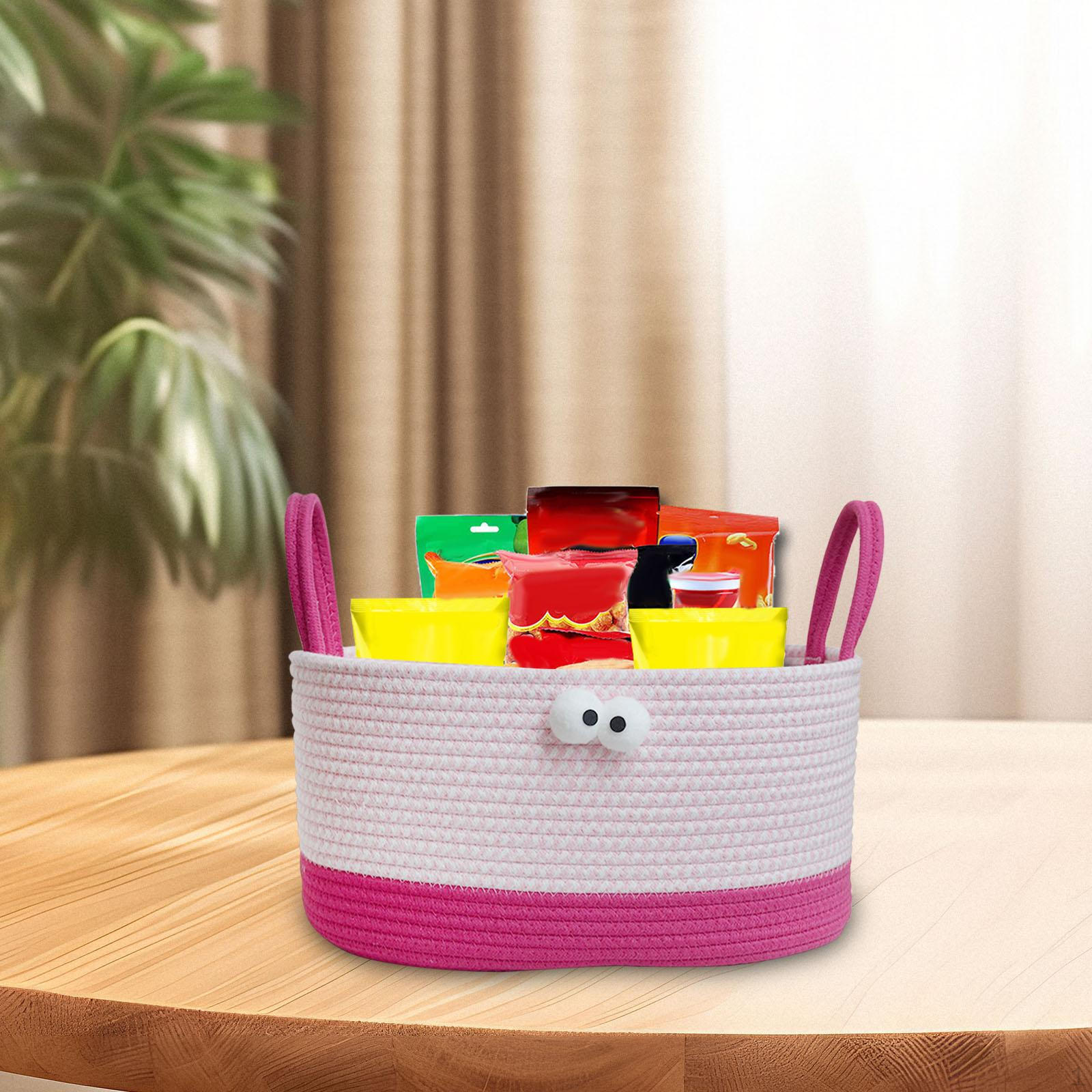 

Настільний органайзер Коробка Кошик Рішення для зберігання Легка організація різних речей Rose Pink and Pink