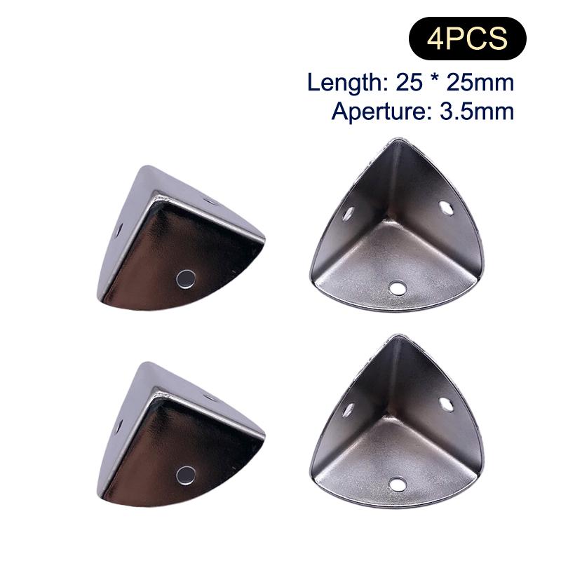4 bucăți de protecție pentru colțuri din fier pentru colțul de masă husă de protecție pentru margini, cutie de bijuterii, cutie din lemn, picioare decorative, picior, colț metalic