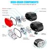 Cycling Bicycle Front Rear Light Set Bike USB Charge Headlight Light MTB Waterproof Taillight LED Lantern Bicycle Accessories