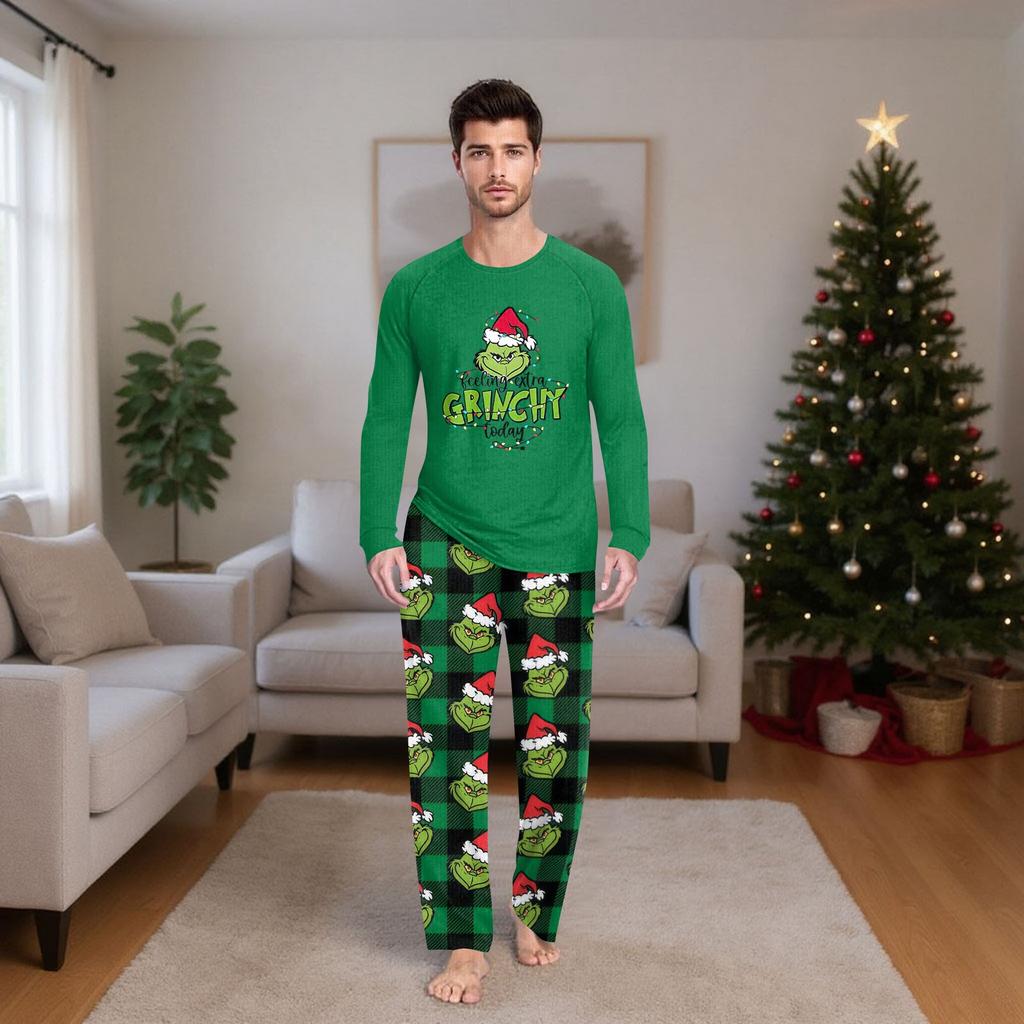 Passende Familiensets mit Weihnachtsmotiven, Langarmshirts und Hosen