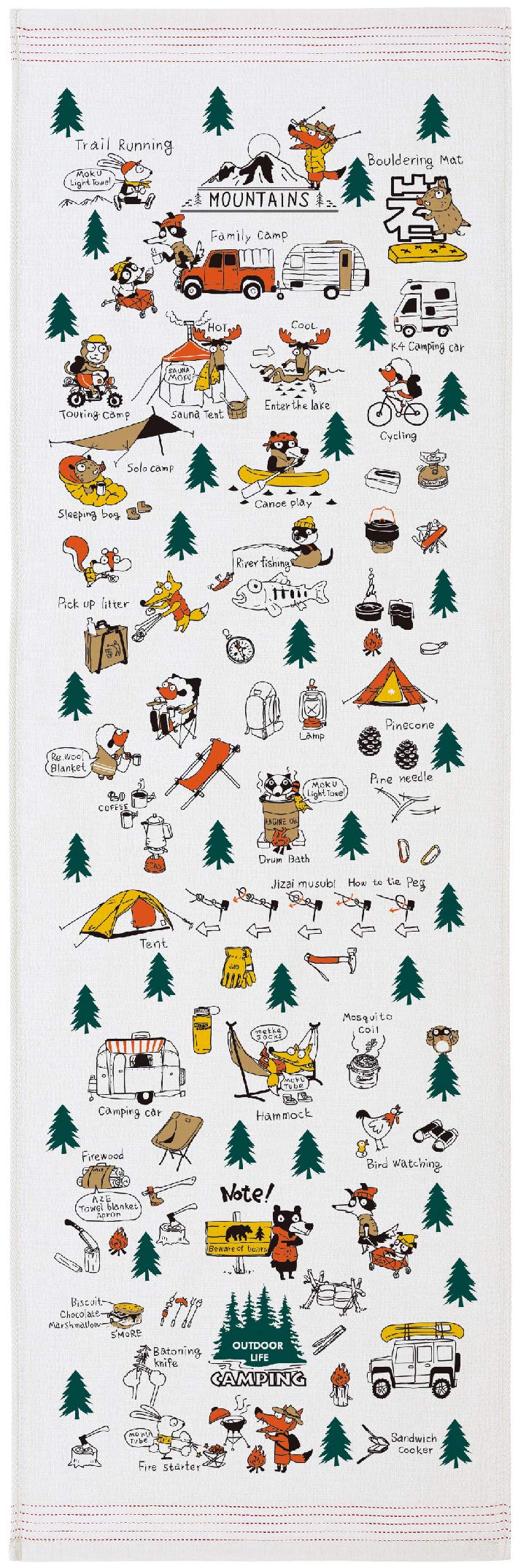 

Kontex Face Cloth 33 x 100 Towel, Calendar, Camping, Gray, Approx. cm, 54675-007 серый