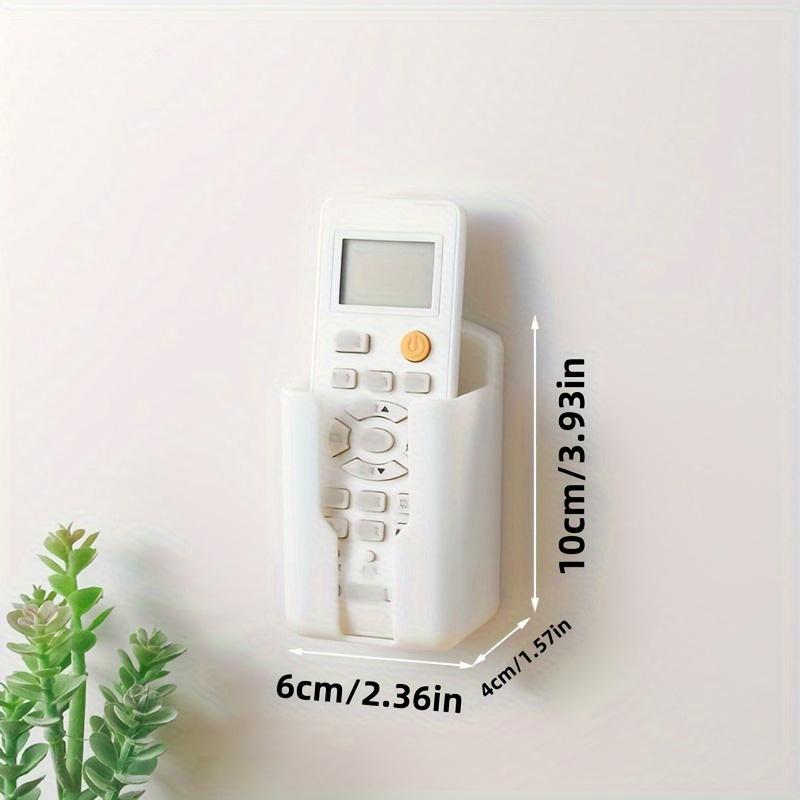 2 ks, Plastový nástěnný držák na dálkové ovládání, Odolný organizér na TV a klimatizaci, Odnímatelný a omyvatelný, Domácí dekorační doplněk pro ukládání nářadí