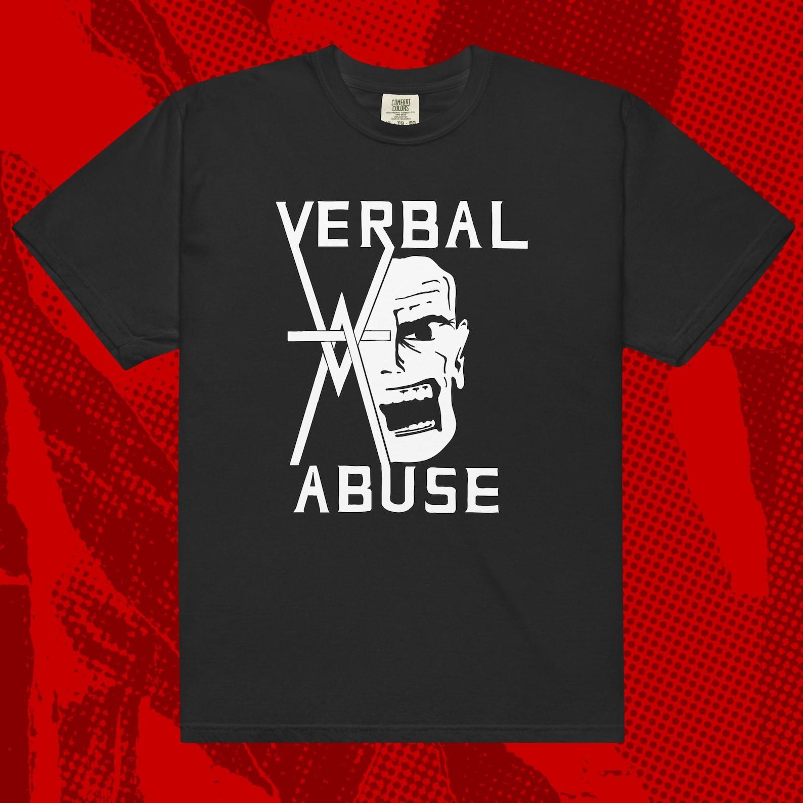 Verbal Abuse Shirt | Punk Negative Approach Dr Know B last Government Issue HC XL