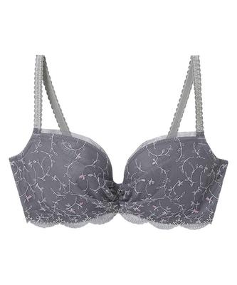 Bra Creates Neat Wires Are Less Likely To Hit Bra BLH397 GY B75 [Amphi/Wacoal] Cleavage, Sides, [BLH397 Series] Women's