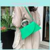 Chic And Elegant 2024 Solid Color Handbag For Women Street Style Crossbody