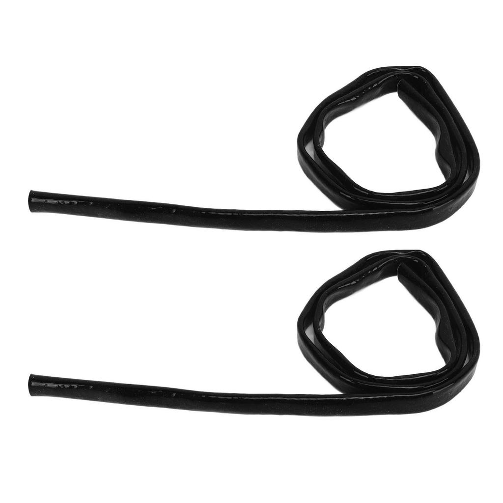 3.3ft Fuel Line Heat Shield Silicone Fiberglass Fire Proof Oil Line Heat Shield Black