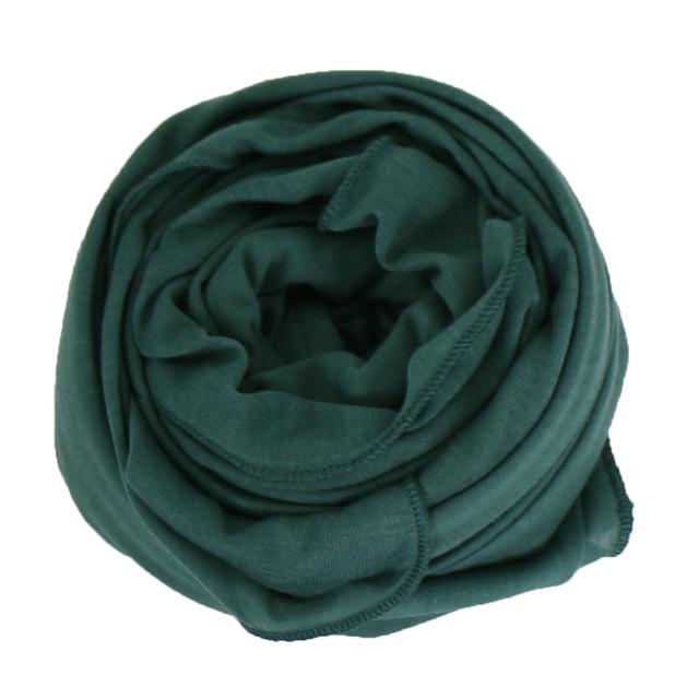 Hijab Jersey Schal Weicher Fester Schal Kopftuch Foulard Femme Kleidung Arabische Wickelkopftücher