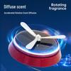 Intelligent Rotating Solar Car Aroma Ornamen: Long-lasting Deodorizing Alloy