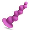 Soft Silicone Anal Plug Suction Cup Butt Plug Pulling Beads Adult Sex Games Tool G-Spot Stimulate Massage