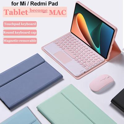 Kryt na tablet pro Mi Pad 6 Pro 11in, pouzdro na klávesnici pro Xiaomi Pad 5 Pro 11 12,4 palce, kryt na klávesnici pro Redmi Pad SE 11\" 10,61\"