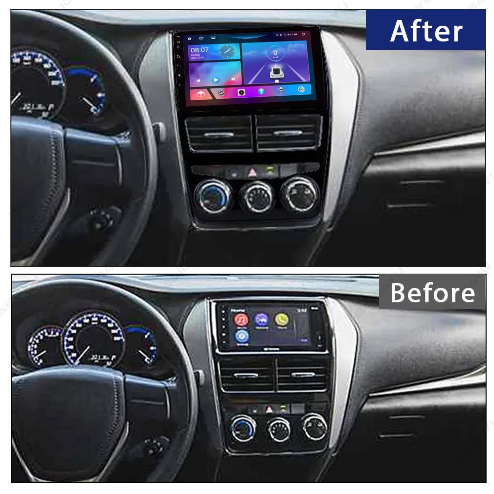 For Toyota Yaris Vios 2017-2020 Navigation GPS Android Car Radio Multimedia Player Stereo wifi+4G Carplay Auto Video