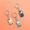 New Stainless Steel Fingernail Clipper Metal Foldable Mini Creative Kitten Nail Clipper Trim Nails Keychain